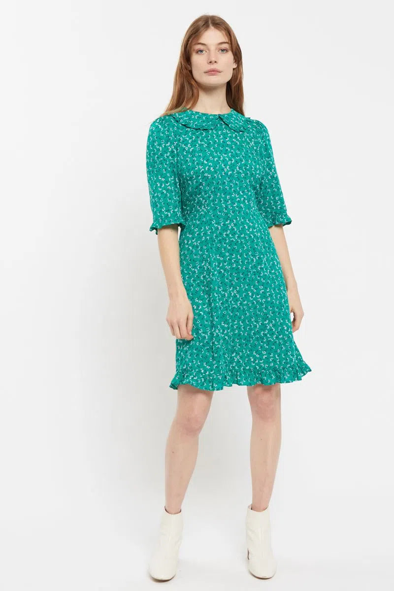 Louche Myfanway Naive Ditsy Print Mini Dress