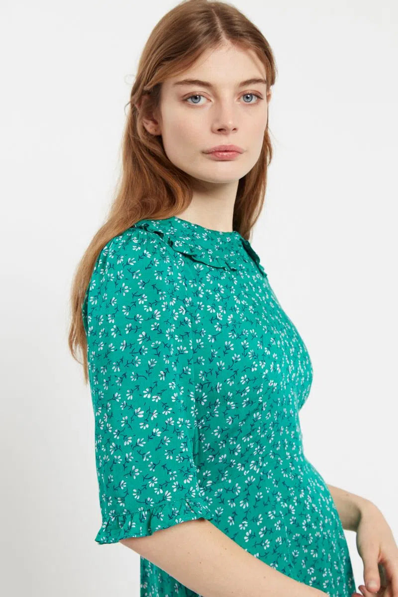 Louche Myfanway Naive Ditsy Print Mini Dress