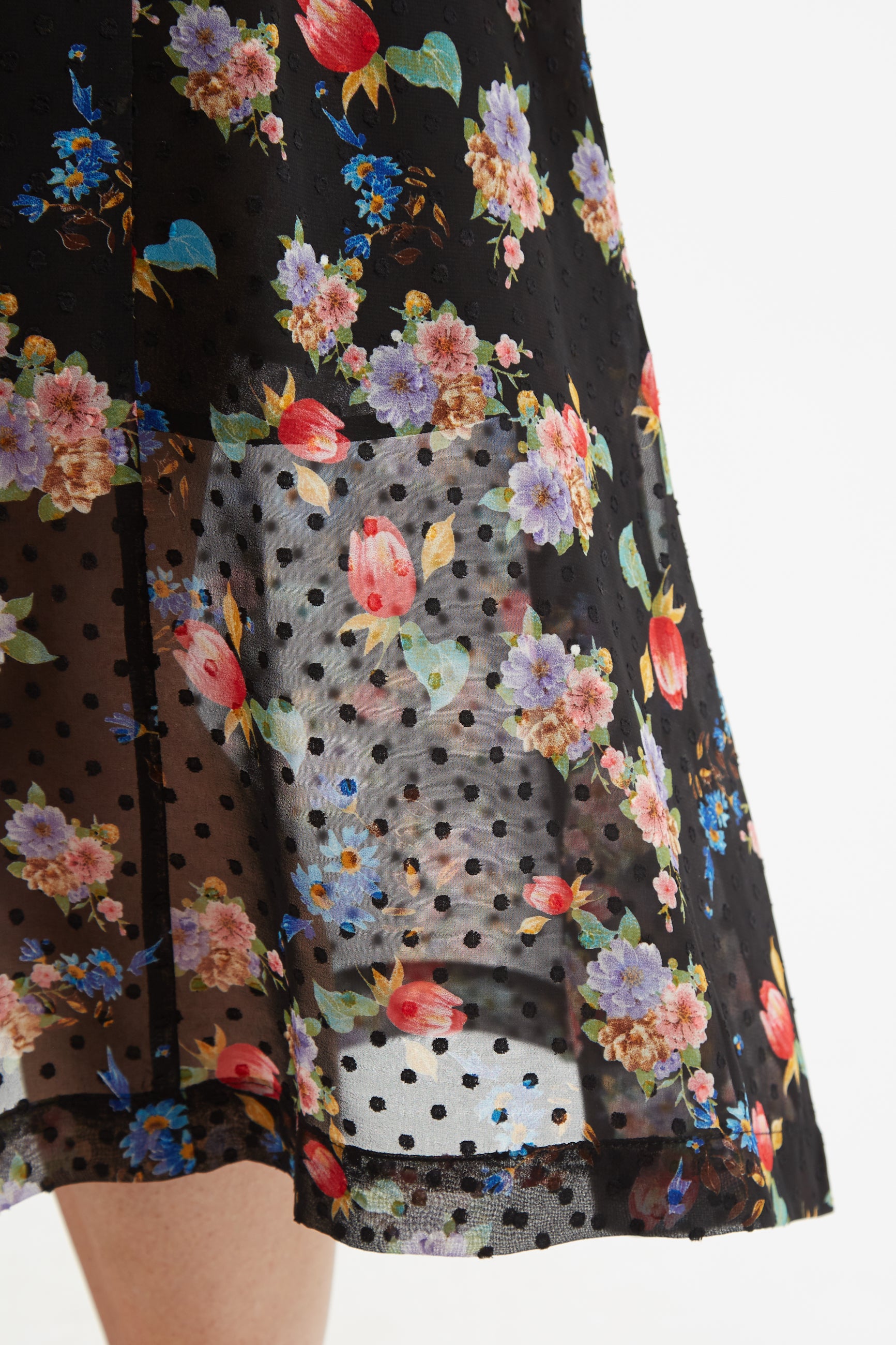 Nadine Carpathian Florals Print Midi Dress - Detail 3