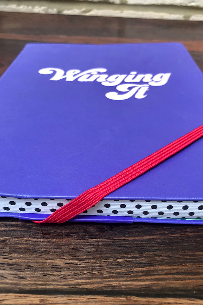 Winging It A5 Ruled Notebook