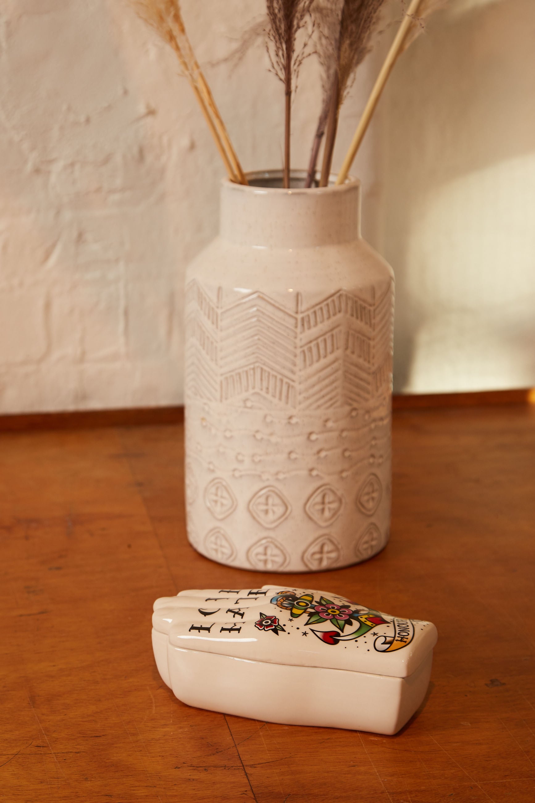 Palmistry Love Hate Trinket Box - Styled