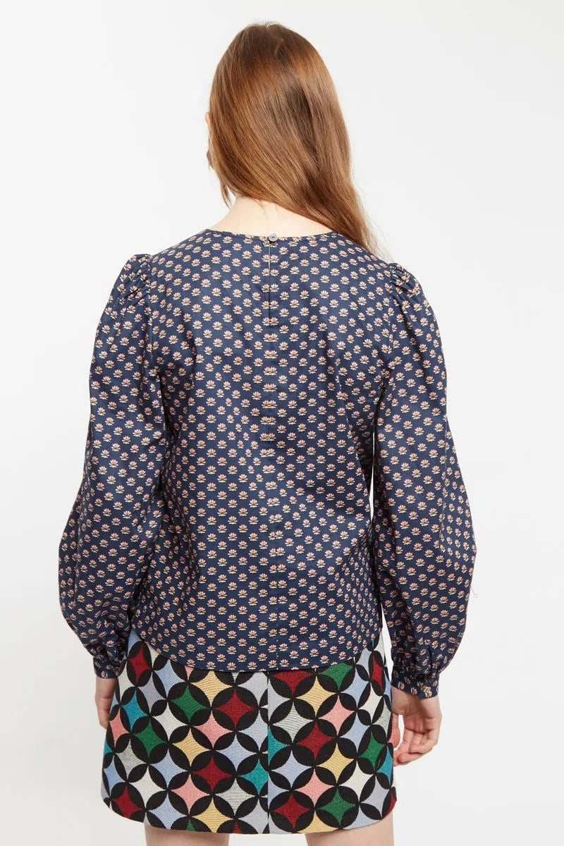 Pax Jaipur Print Long Sleeved Blouse