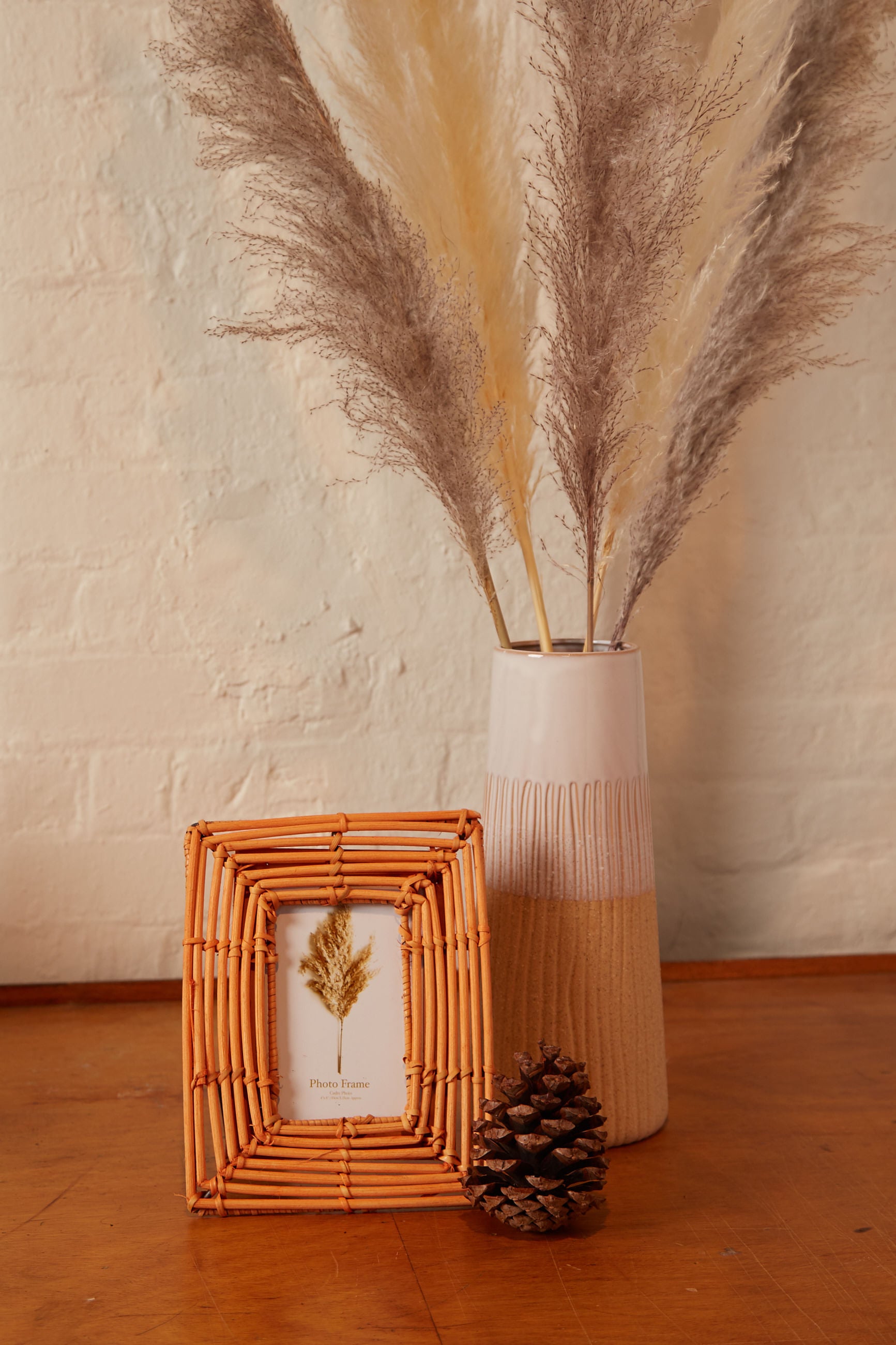 Rattan Weave Photo Frame 4X6 - Back