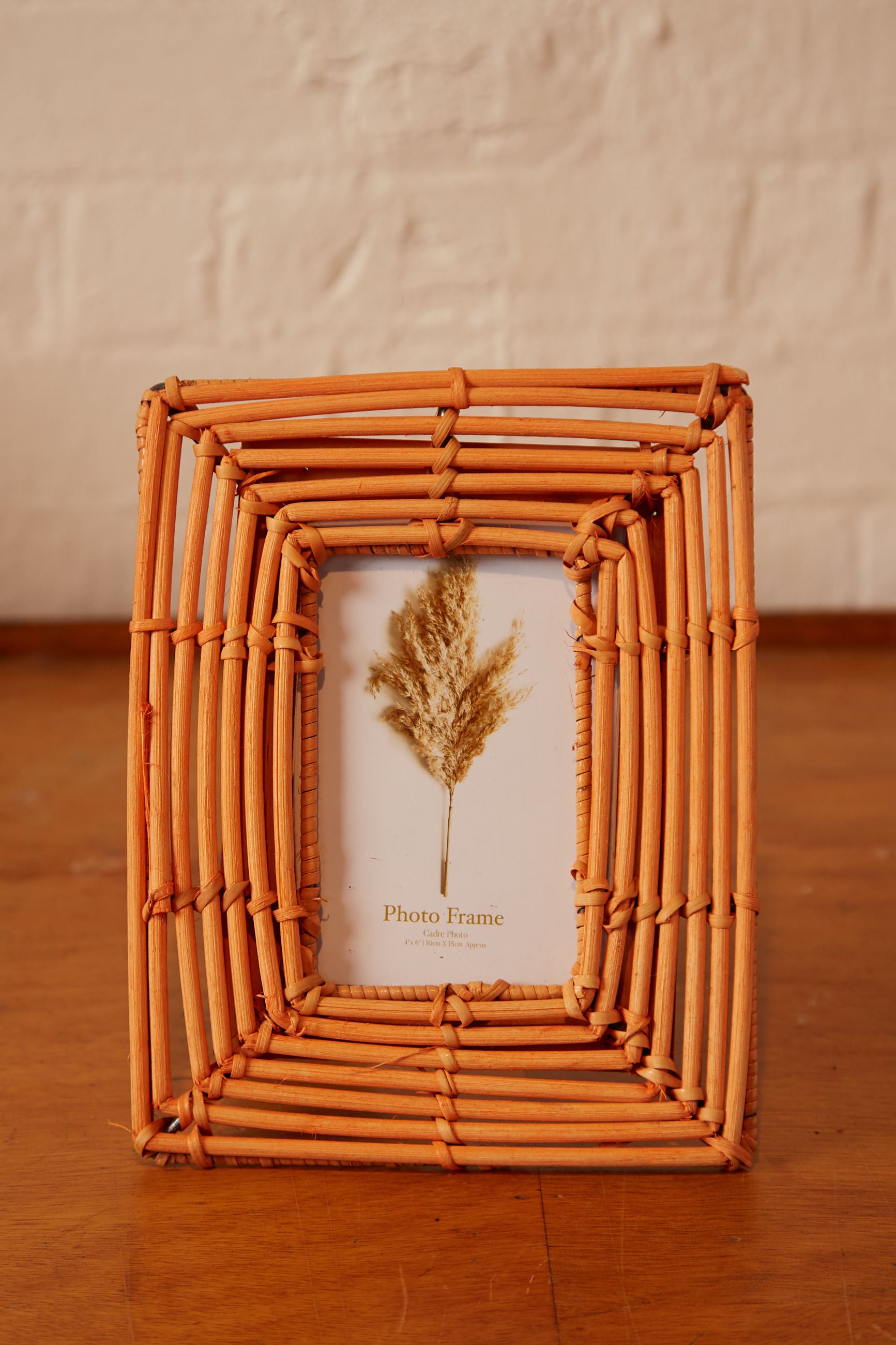 Rattan Weave Photo Frame 4X6 - Detail 1