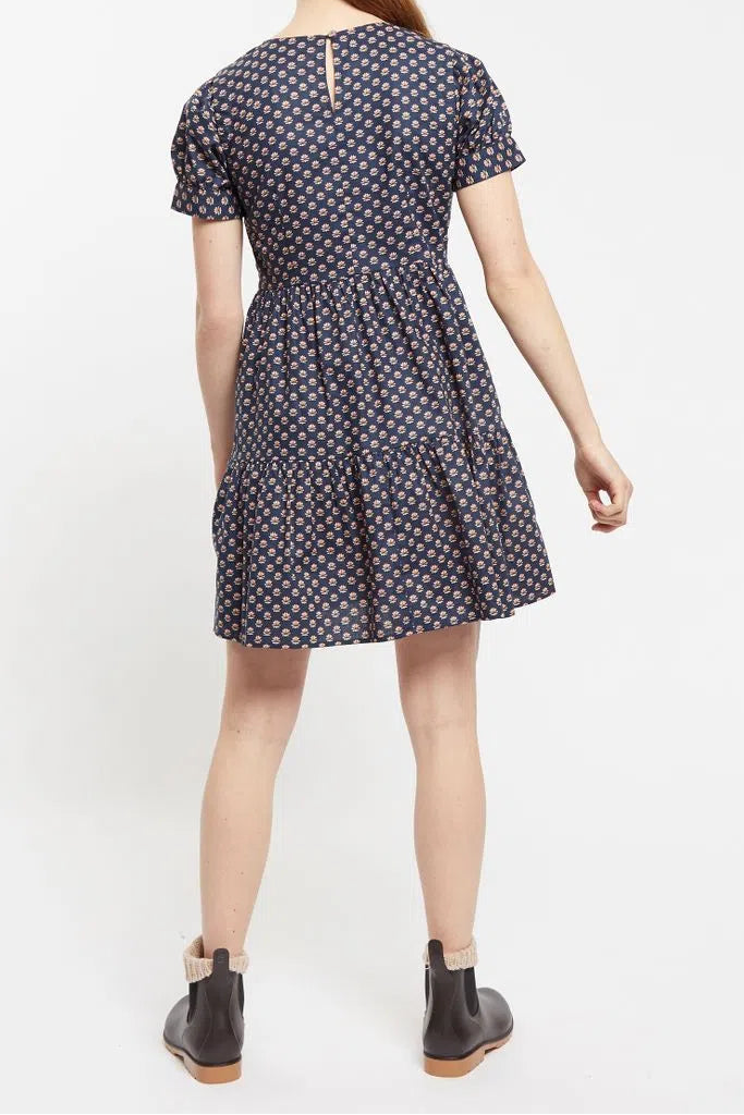Louche Saara Jaipur Print Tiered Mini Dress