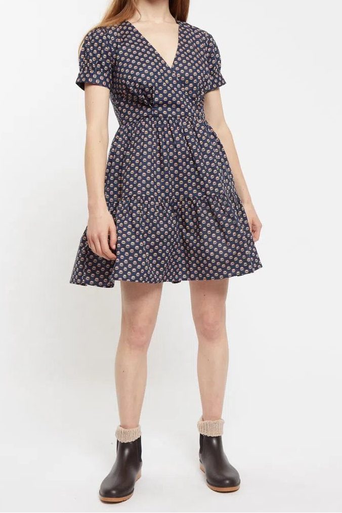 Louche Saara Jaipur Print Tiered Mini Dress - Detail 3