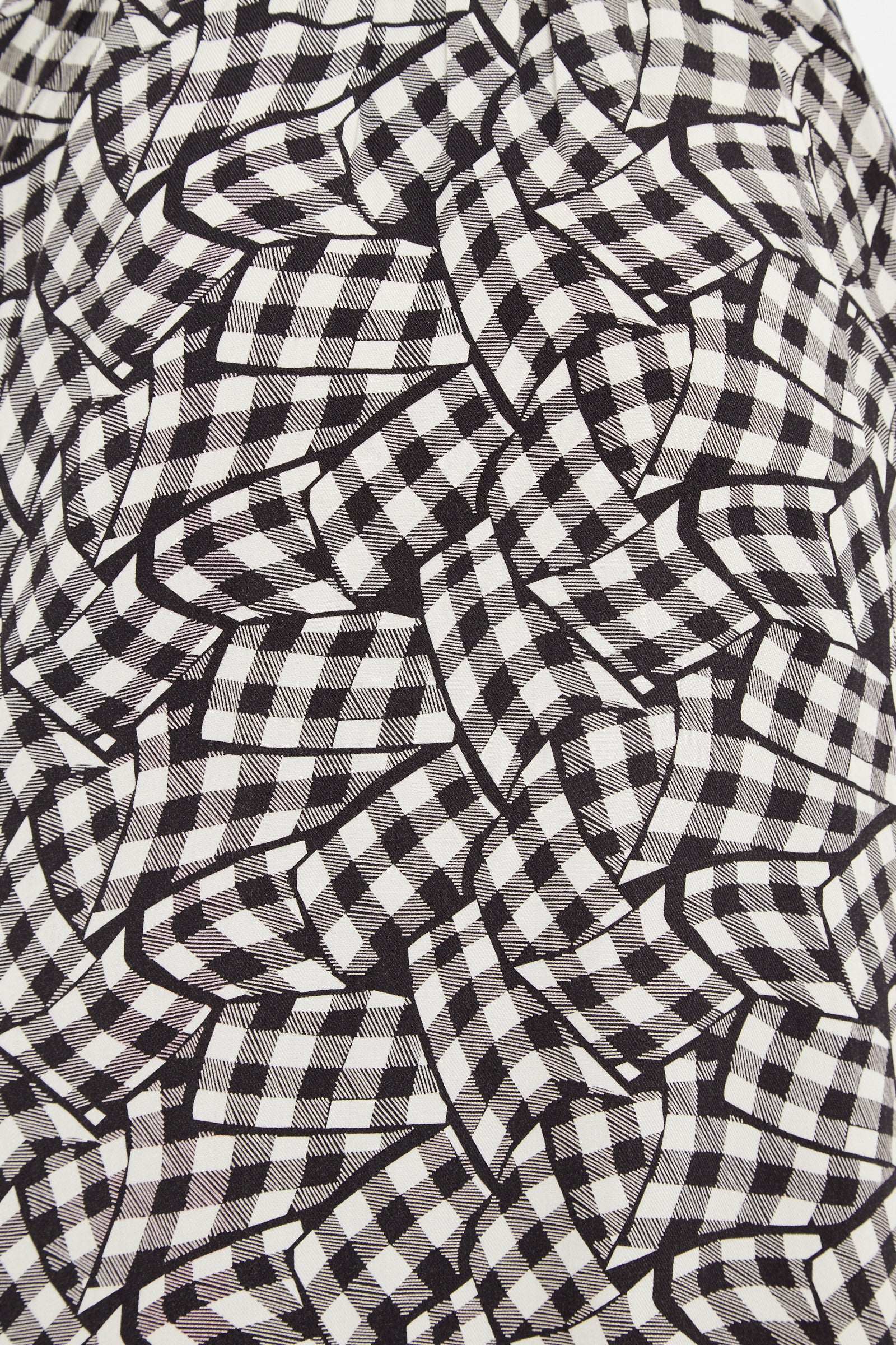 Louche Shauna Gingham Twist Print Short Sleeve Shirtdress - Styled