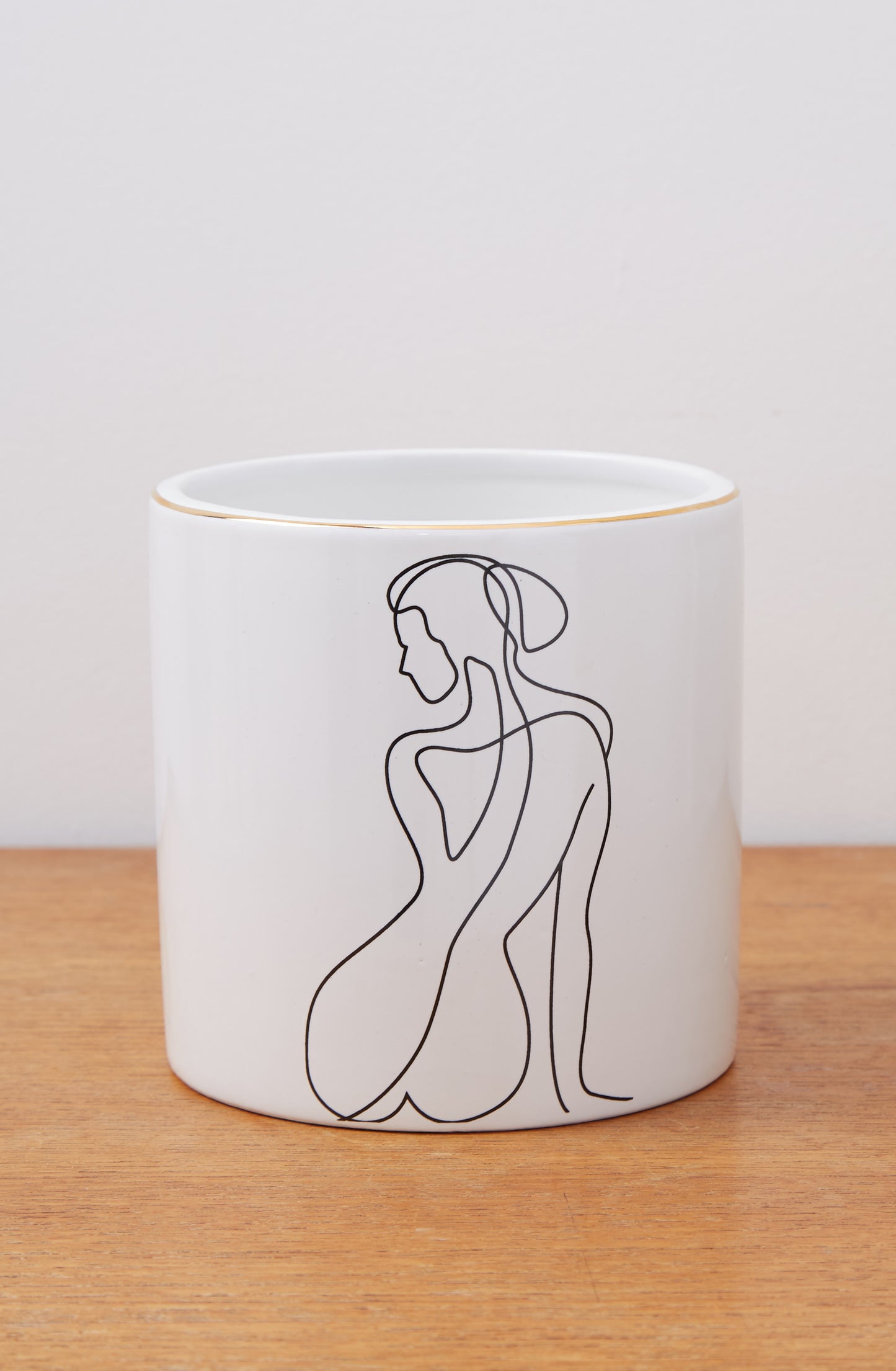 Sitting Woman Planter