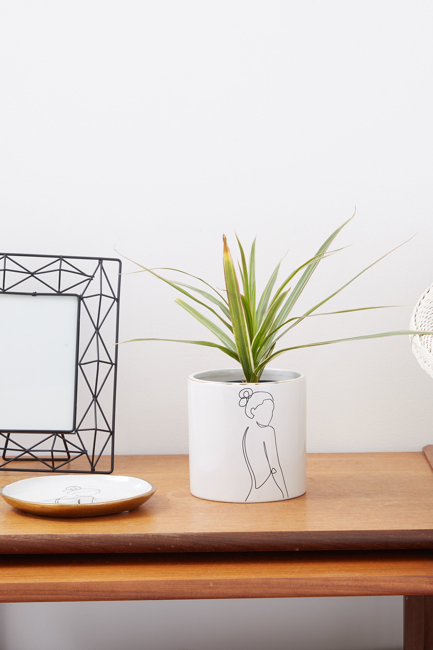 Standing Woman Planter - Front