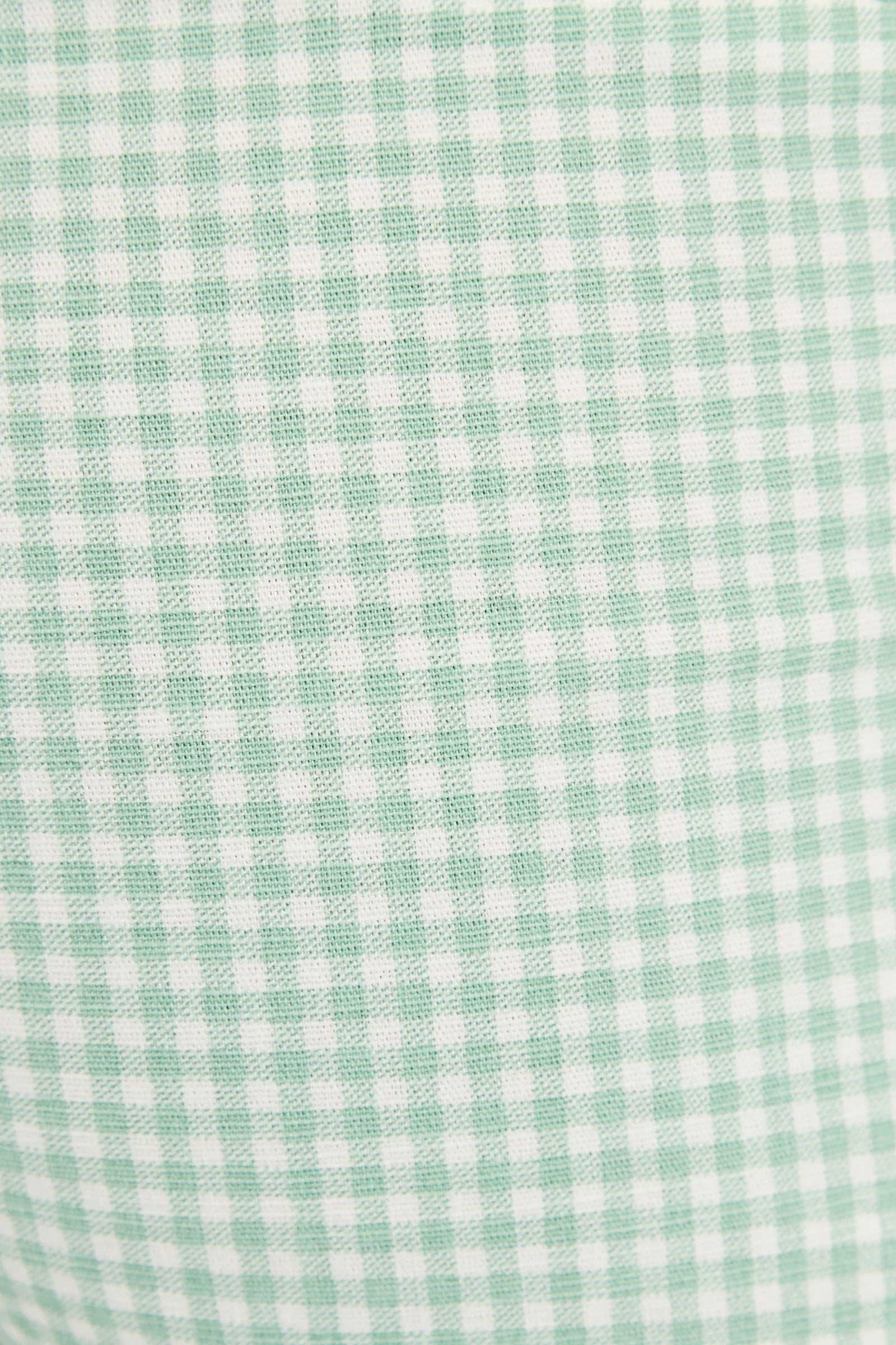 Louche Dora Summer Gingham Shorts In Mint - Styled
