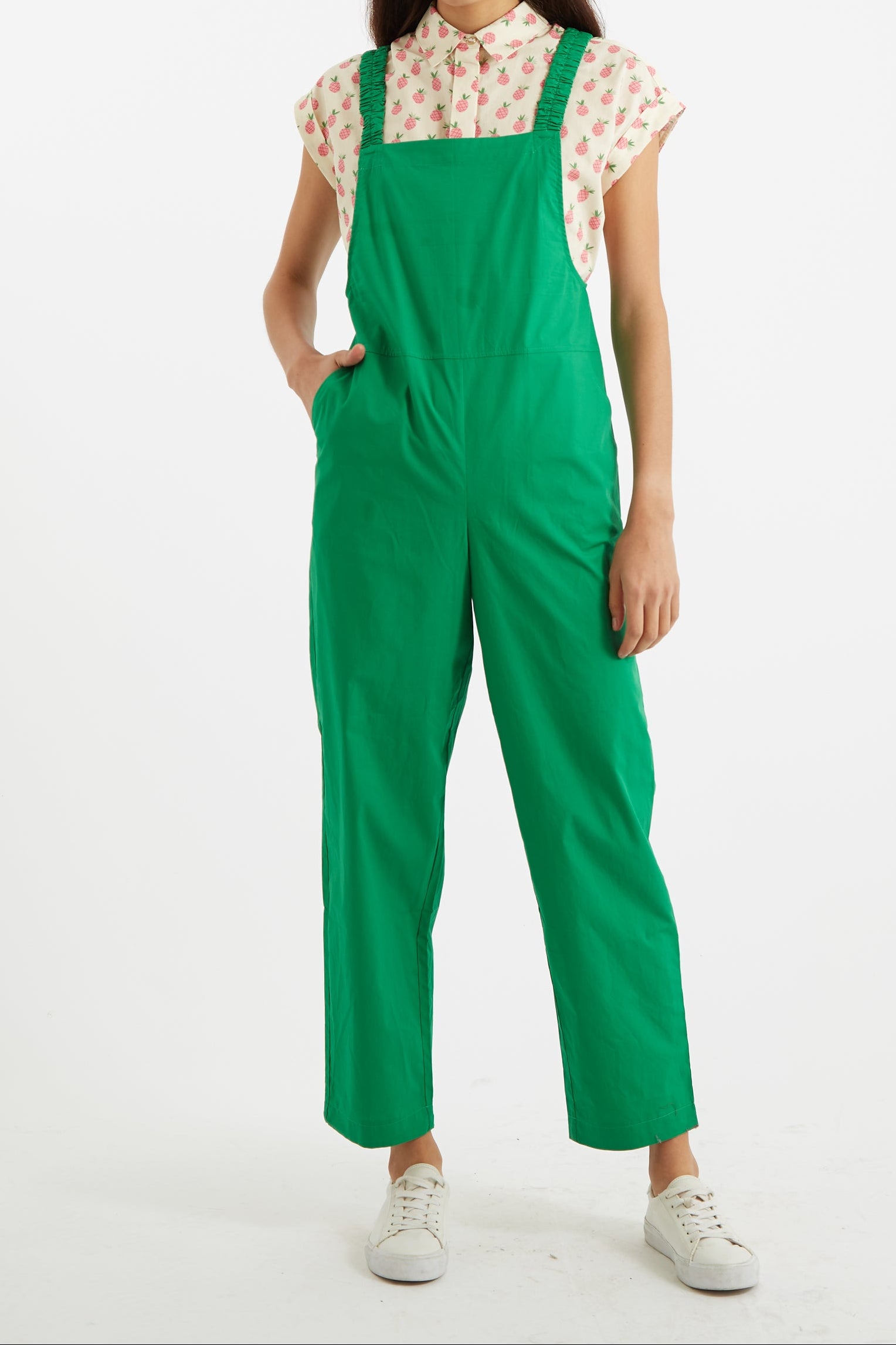 Tippie Poplin Dungarees