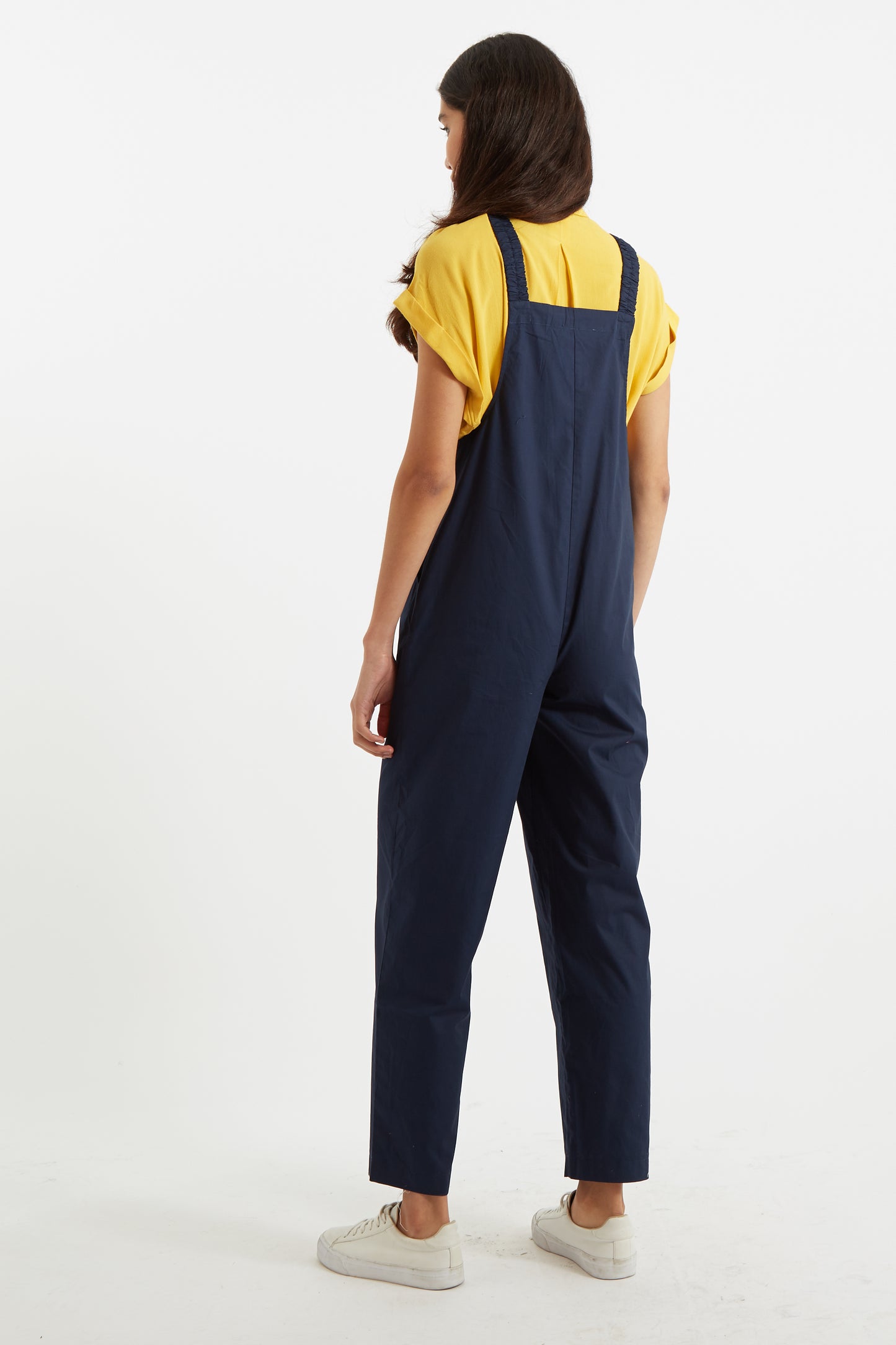 Tippie Poplin Dungarees Navy