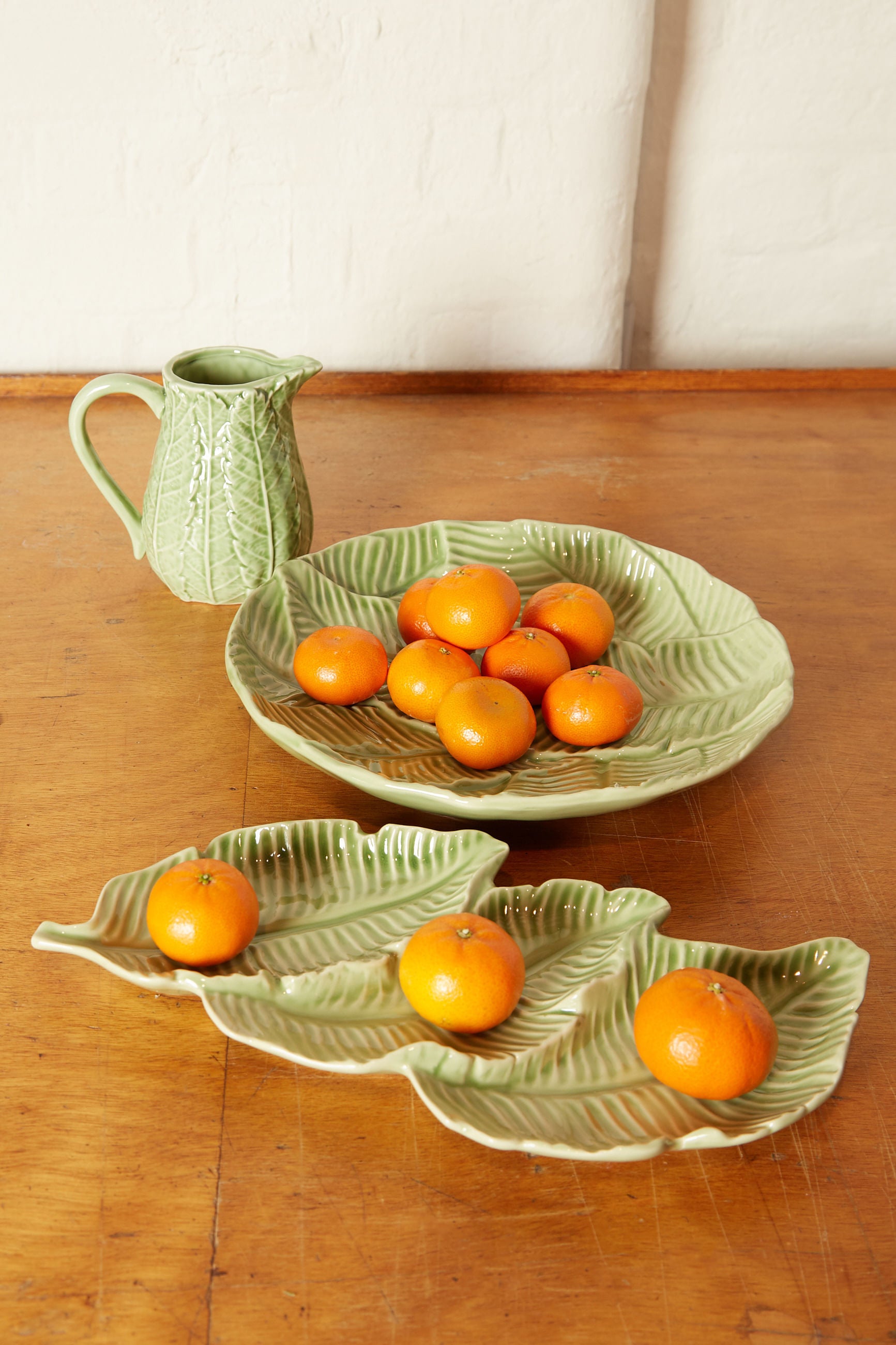 Triple Fern Leaf Plate - Styled