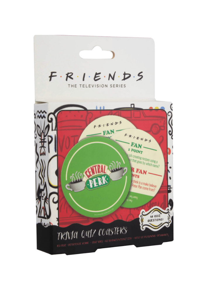 Central Perk Trivia Quiz Coasters - Back