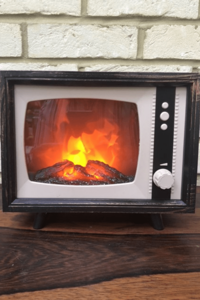 Television Fireplace - Styled