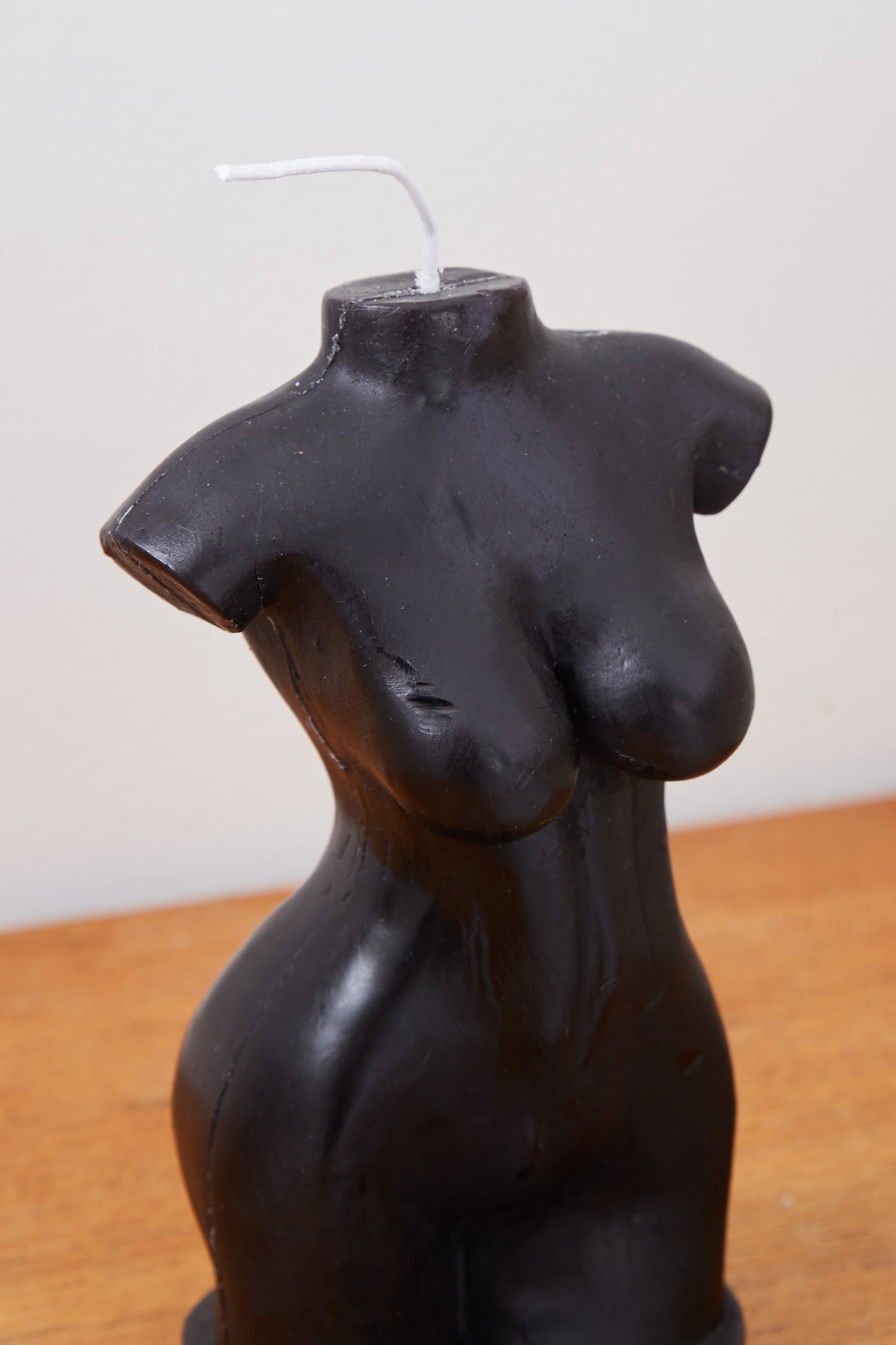 Woman's Body Candle in Black