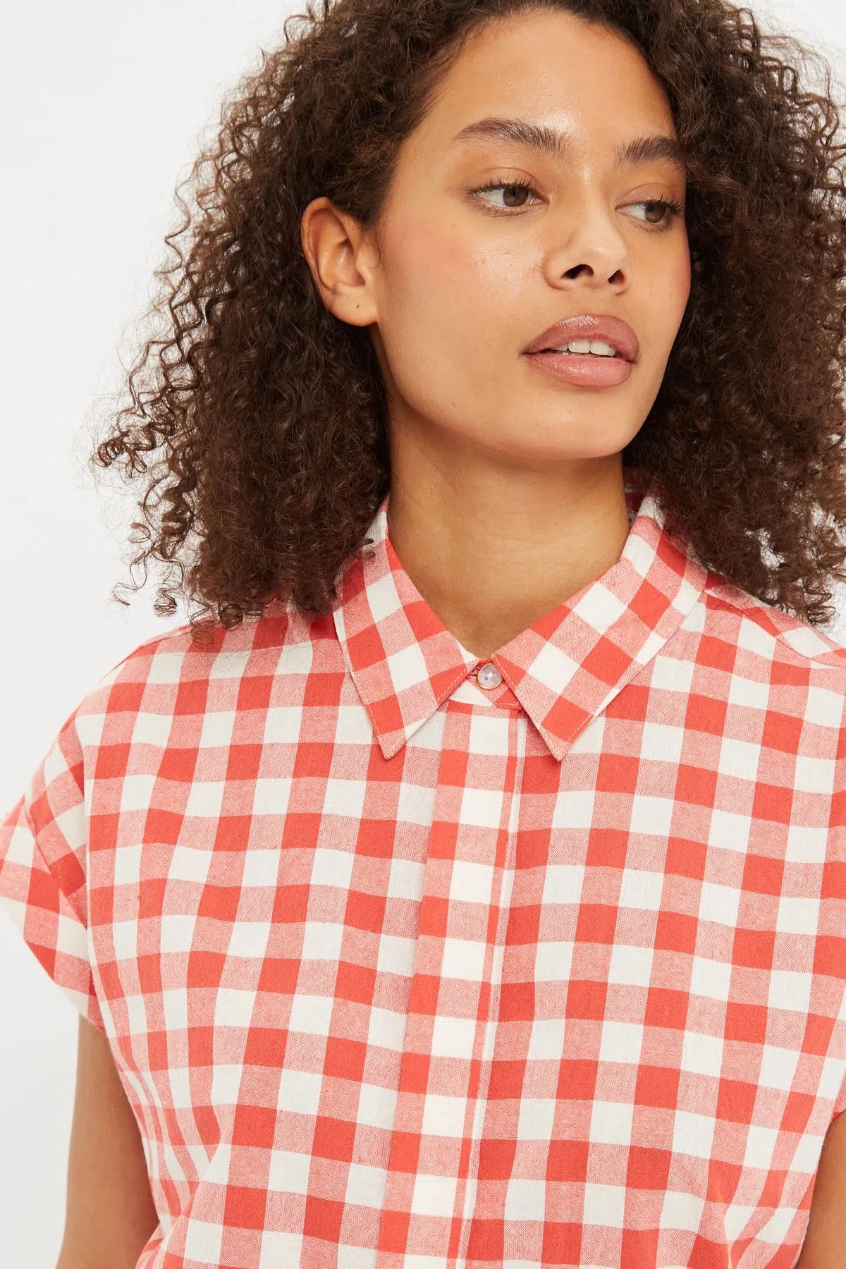 Louche Abinaya Picnic Check Shirt In Red