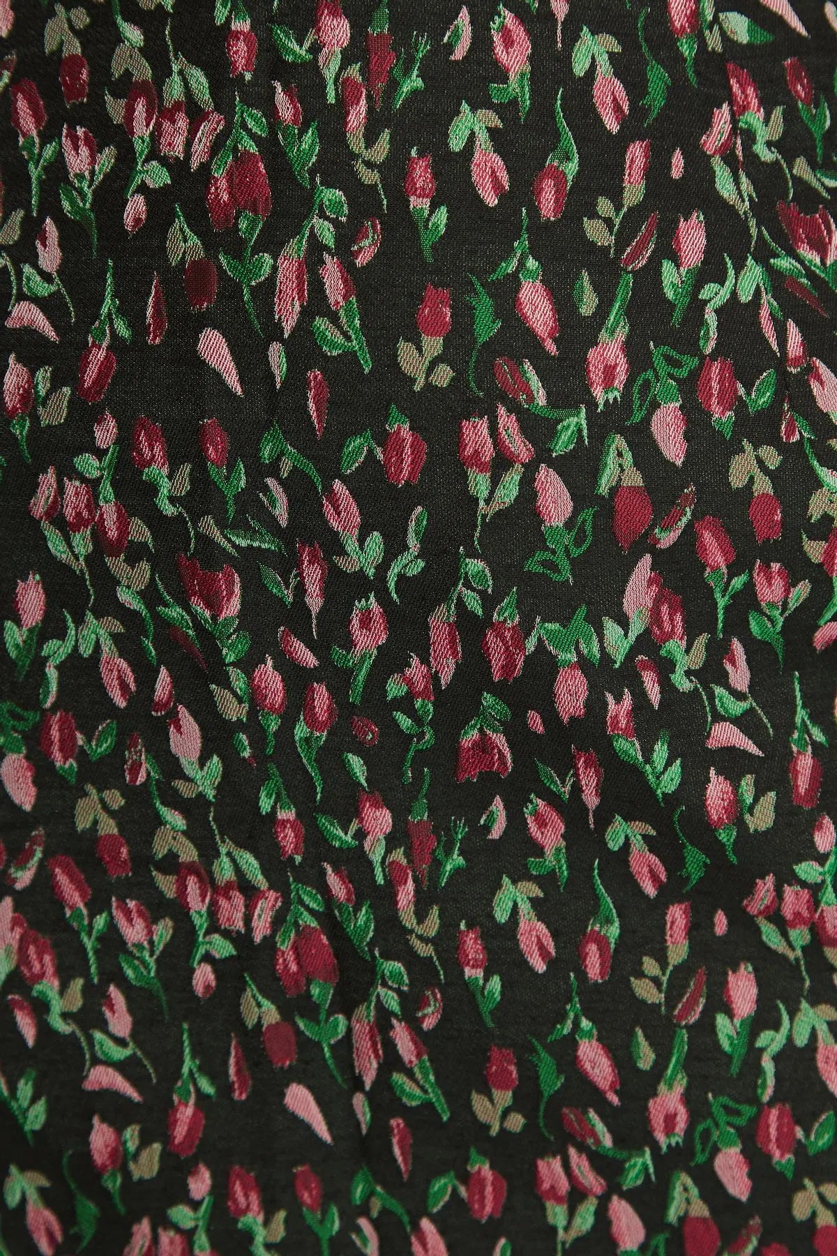 Louche Aubin Raining Rosebuds Brocade Mini Skirt - Styled