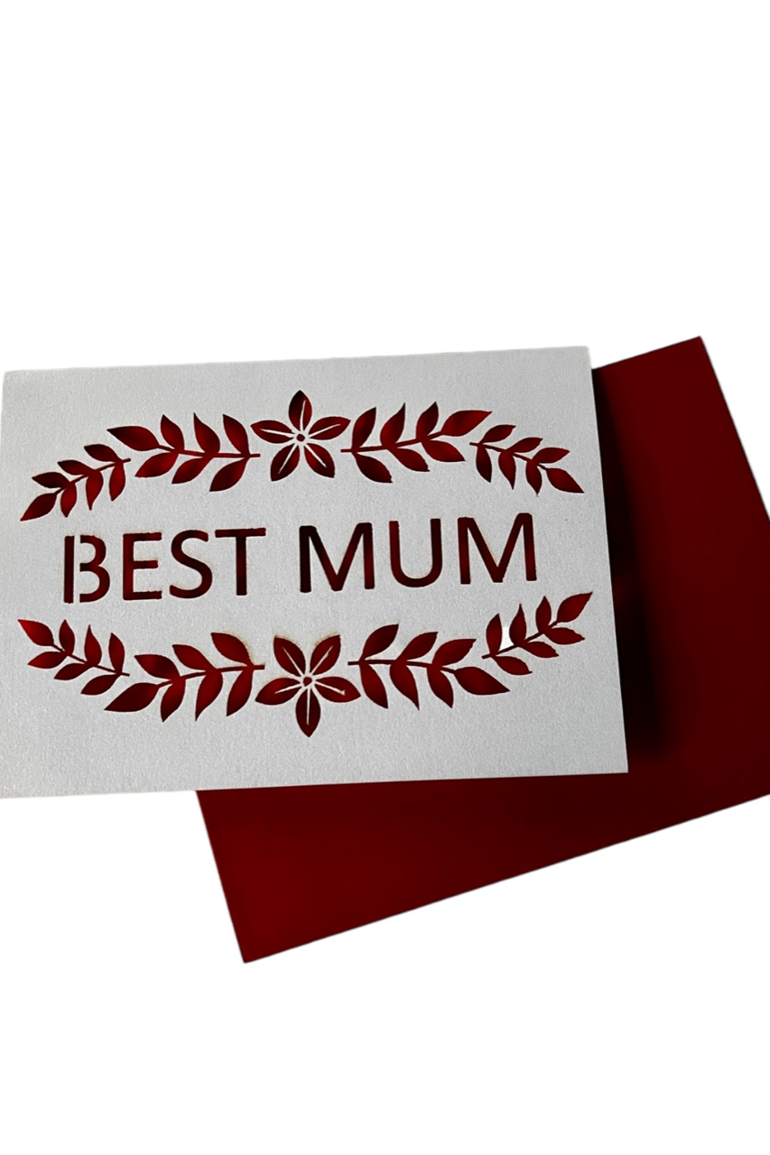Best Mum Mothers Day Card