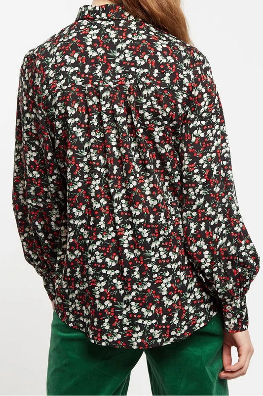 Louche Byron Jolly Ditsy Print Long Sleeve Shirt