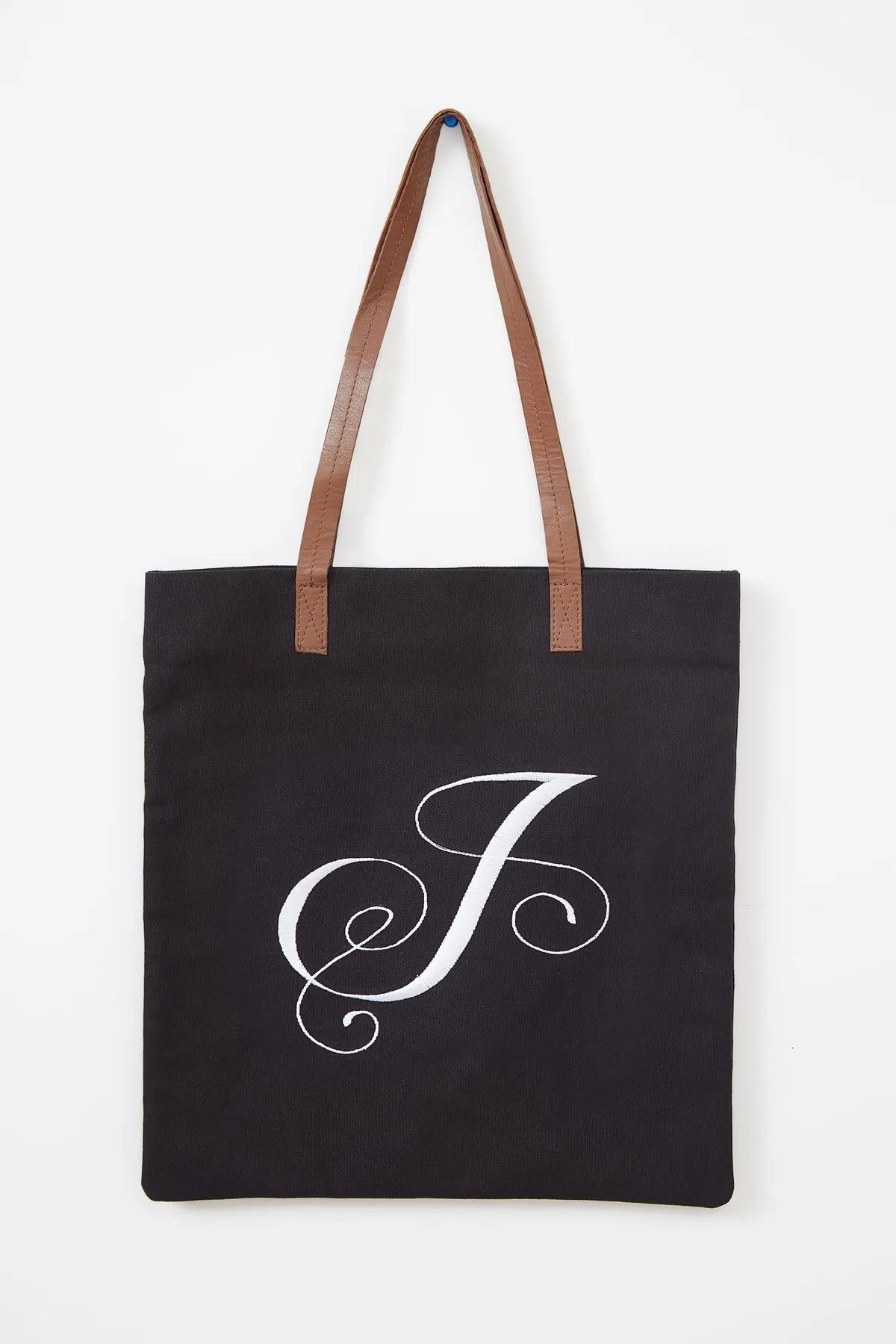 Cara Letter Canvas Tote Bag