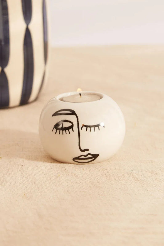 Face Candle Holder