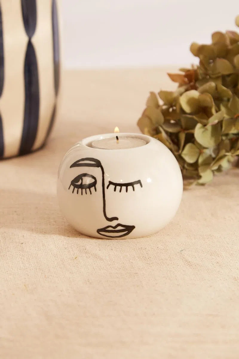 Face Candle Holder