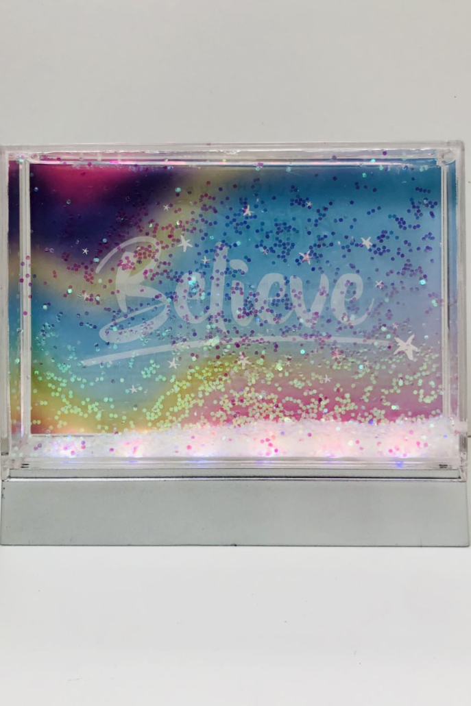 Light Up Glitter Photo Frame