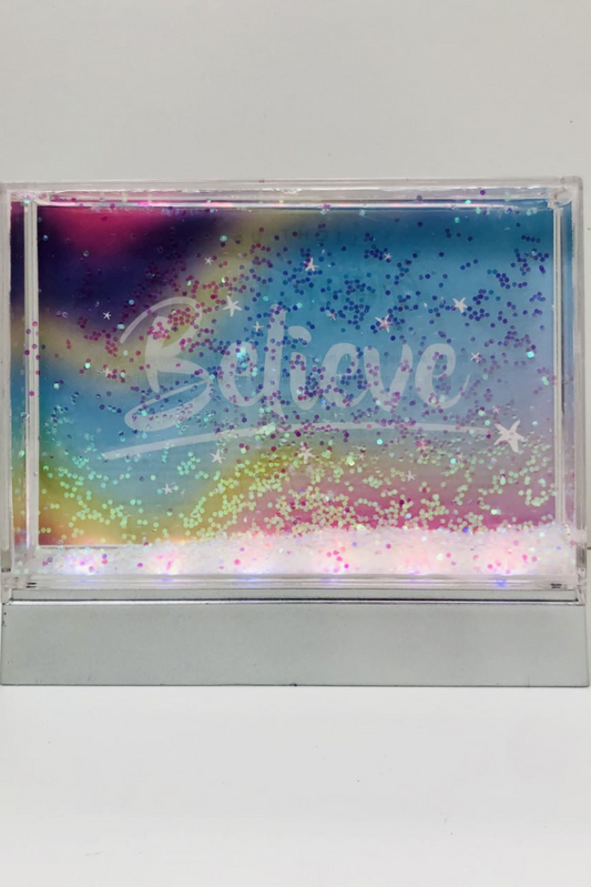 Light Up Glitter Photo Frame