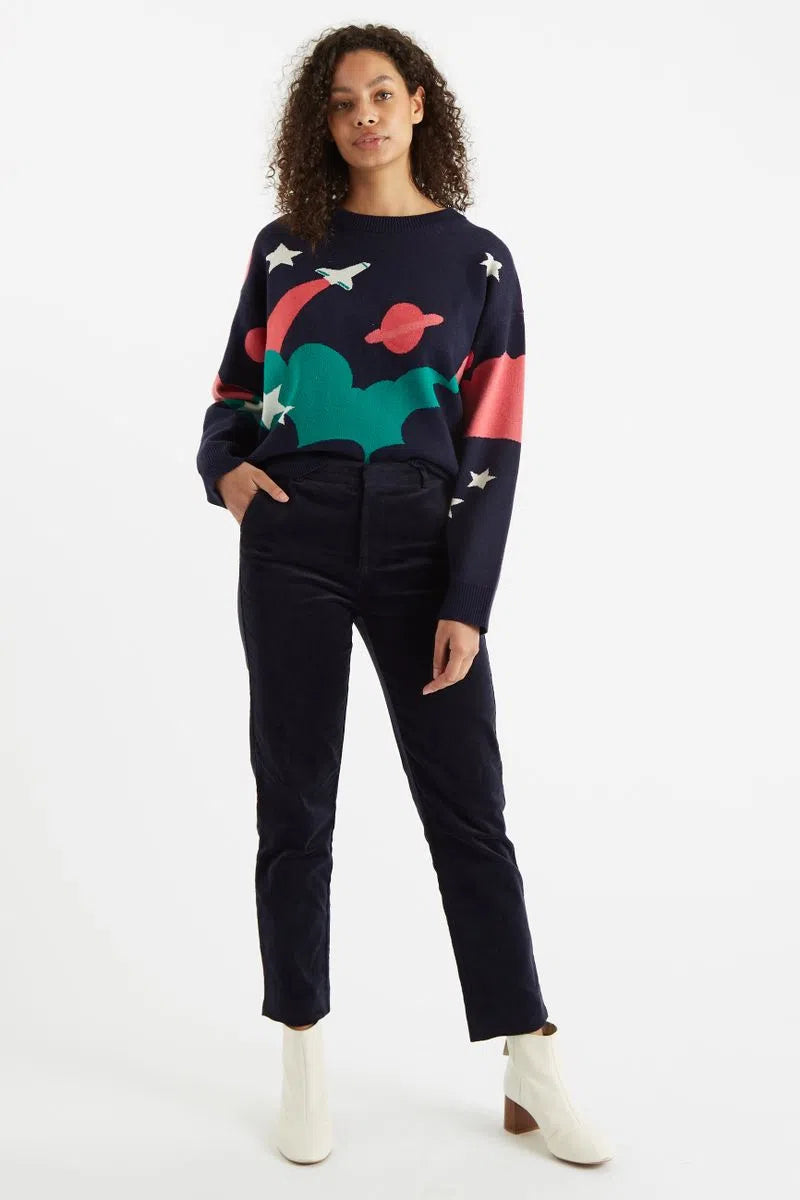 Joele Cord Slim Leg Trouser - Detail 2