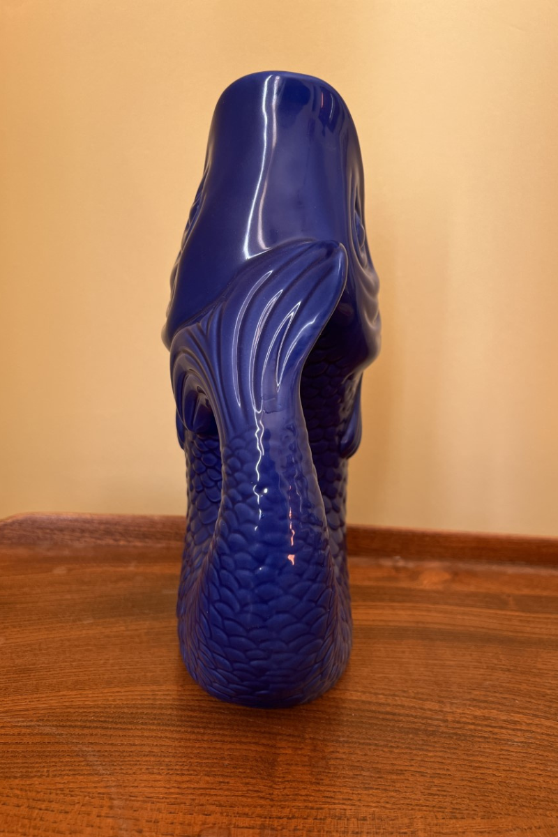 Koi fish vase - Detail 1