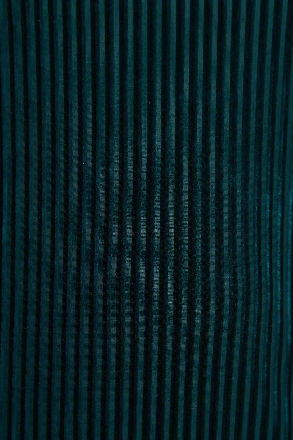 Louche Meloe Velvet Stripe Tiered Mini Dress
