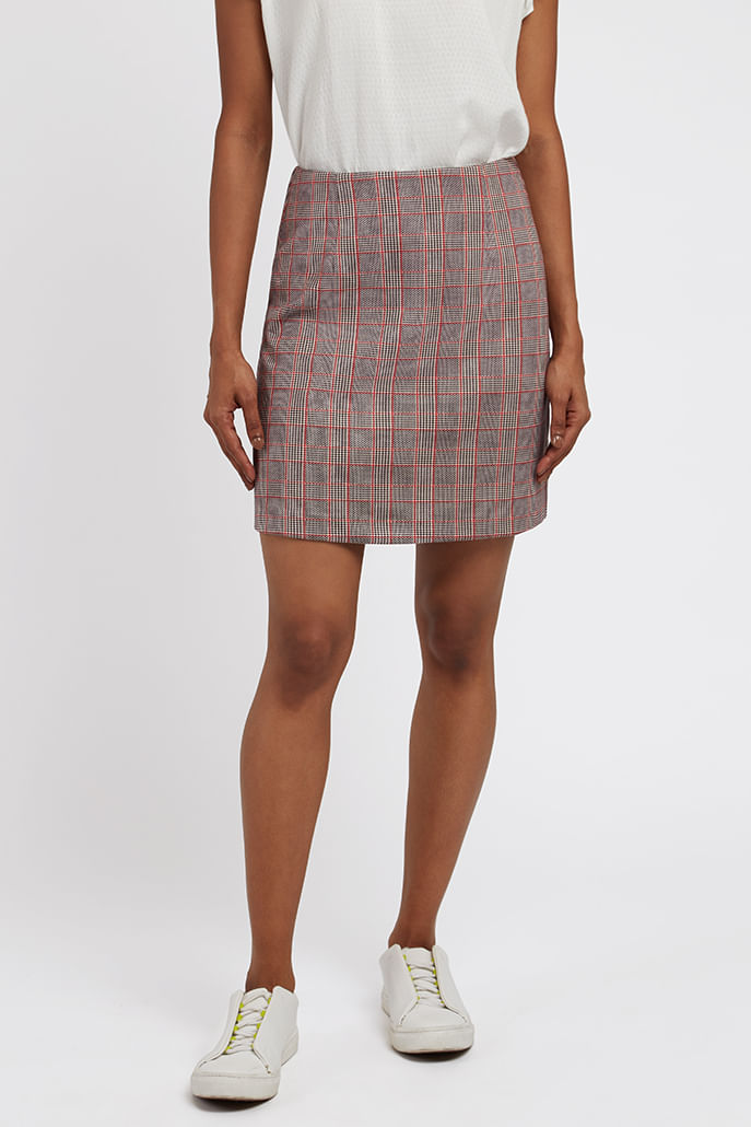 Sibel Bonnie Mini Skirt - Red