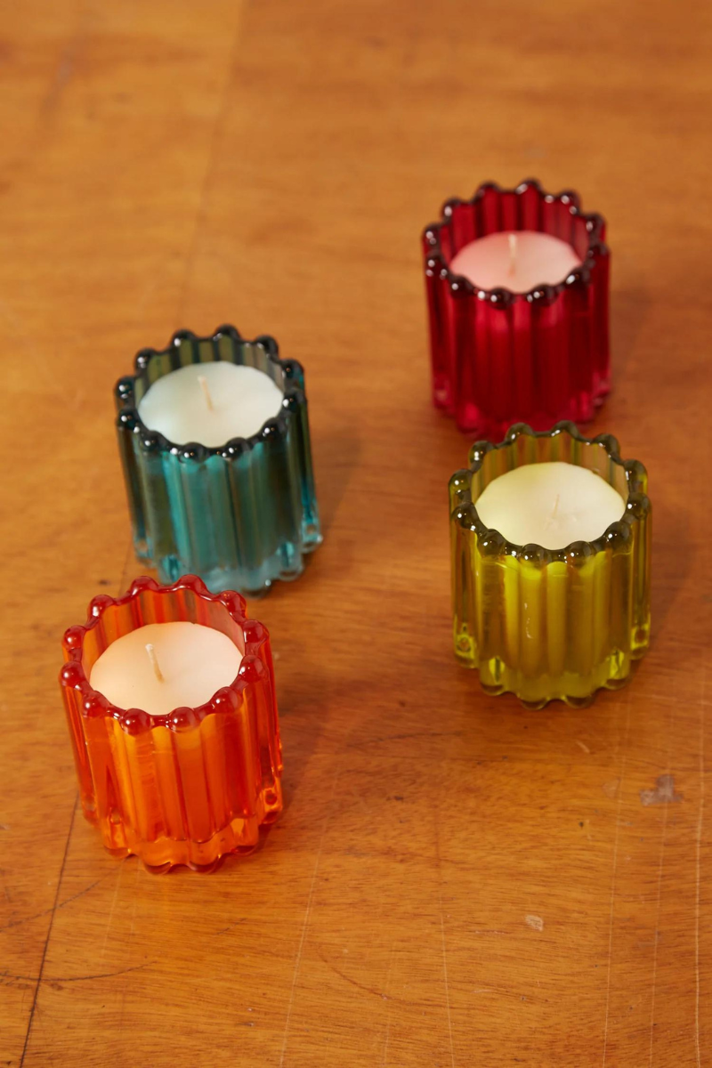 Set Of 4 Iceberg Candles