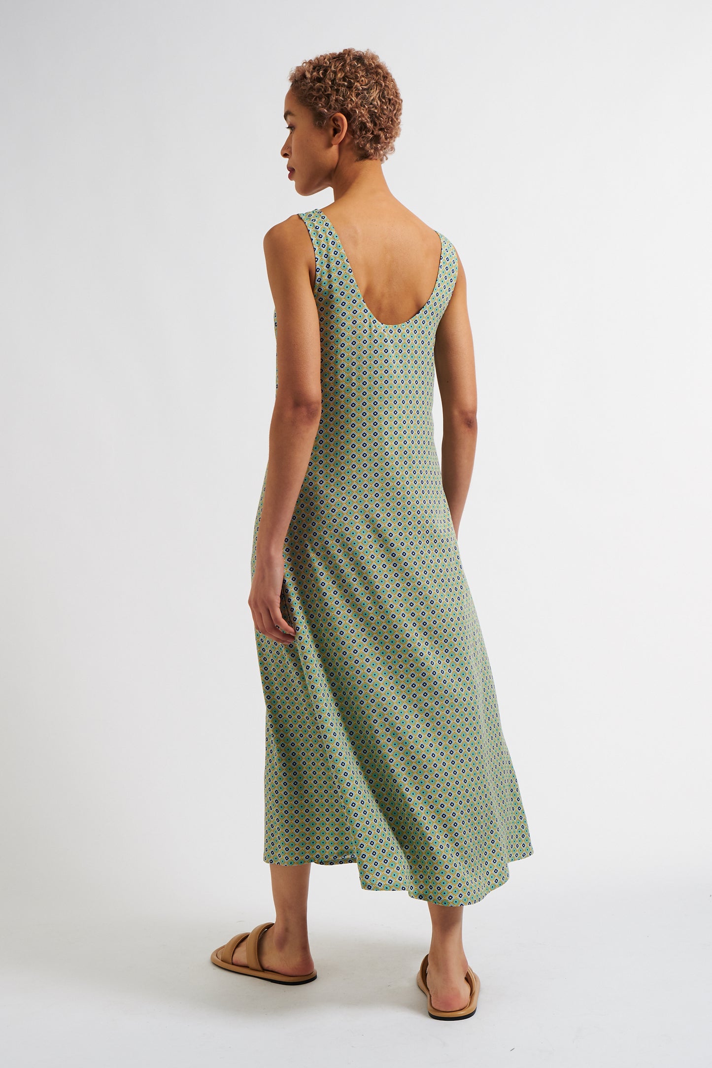 Orinda Tangiers Print Midaxi Sundress