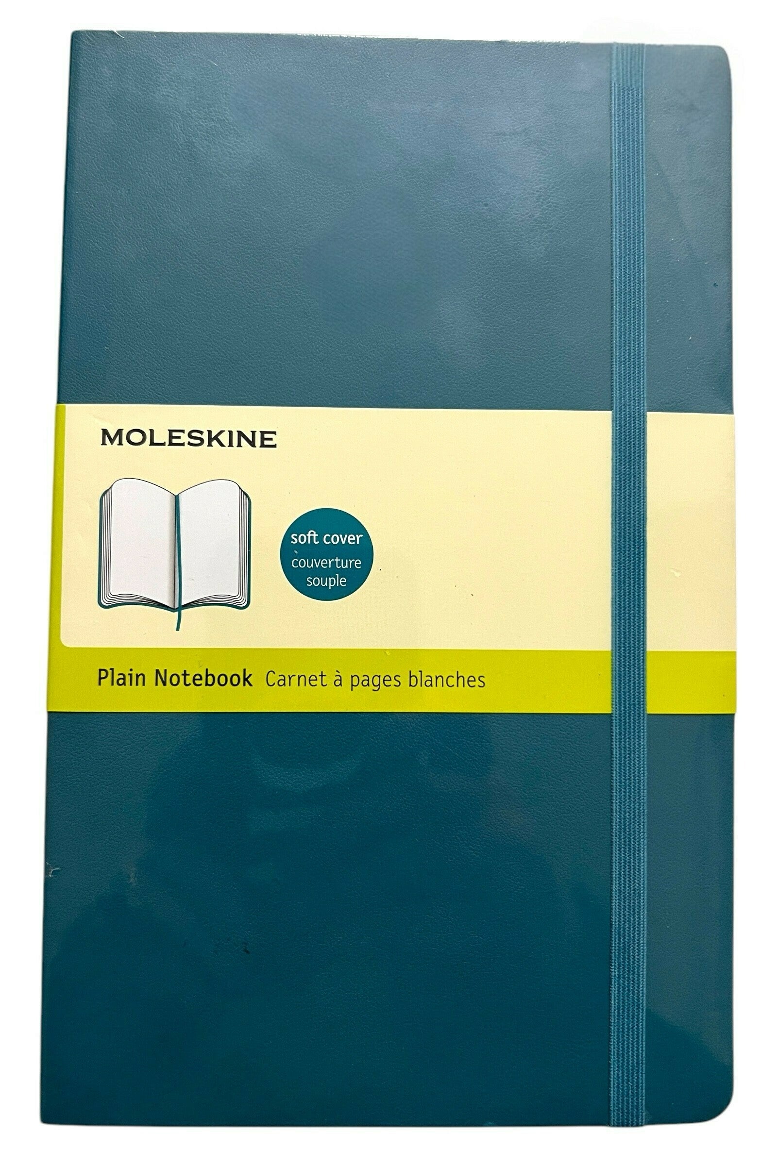 Moleskine Large Plain Notebook Soft Cover - Teal