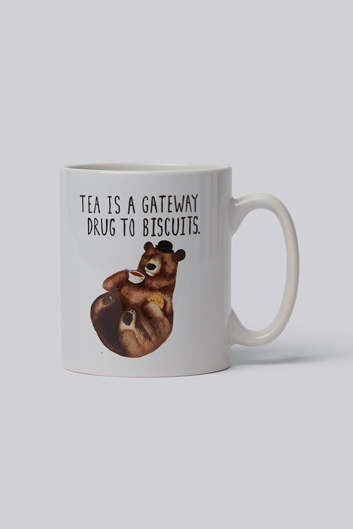 Tea is a Gateway to Biscuits Mug - Styled
