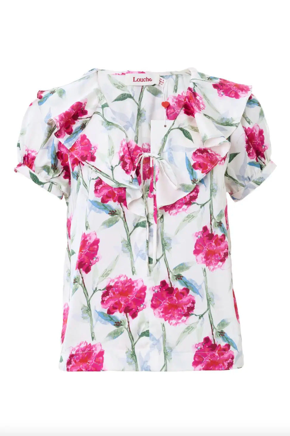 Eloise Loveflower Print Puff Sleeve Blouse - Styled