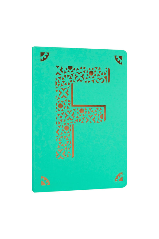 F Monogram A6 Notebook