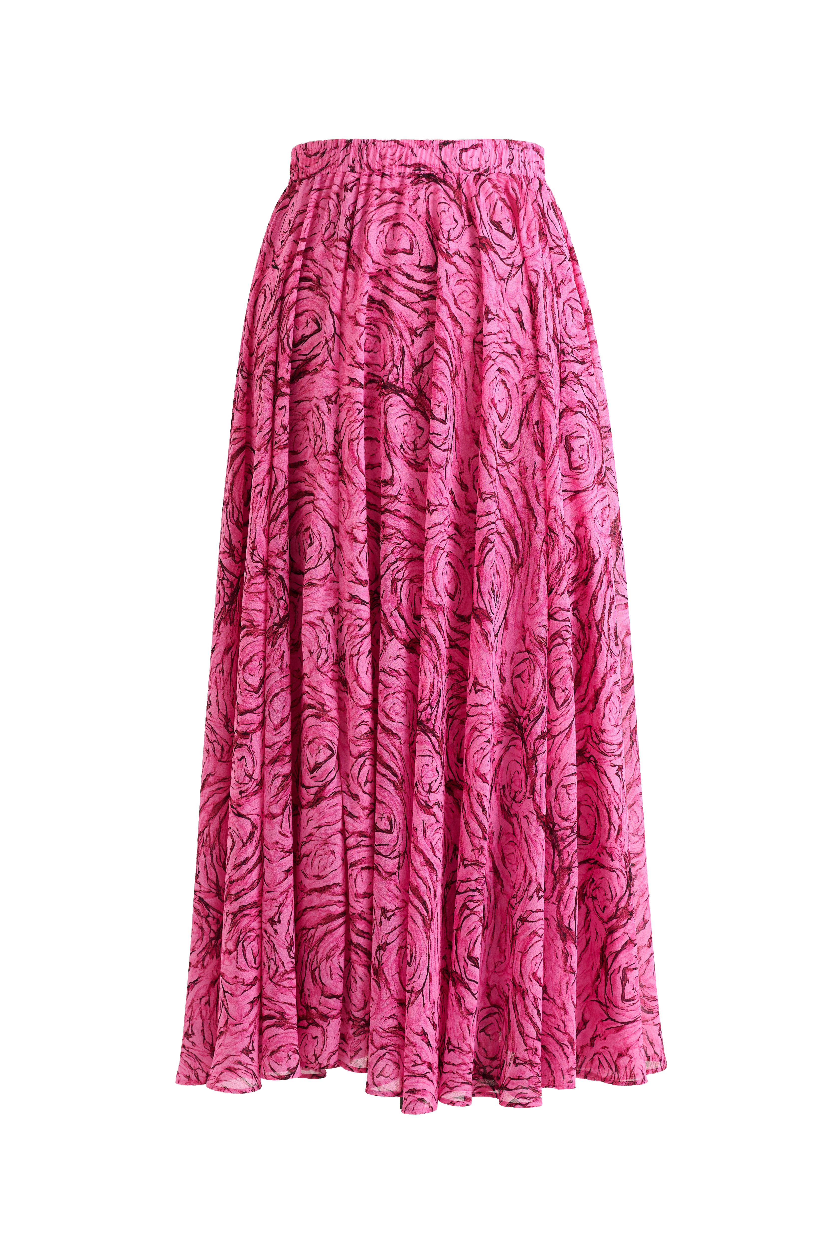Agatha Rosechild Full Circle Maxi Skirt – Pink - Styled