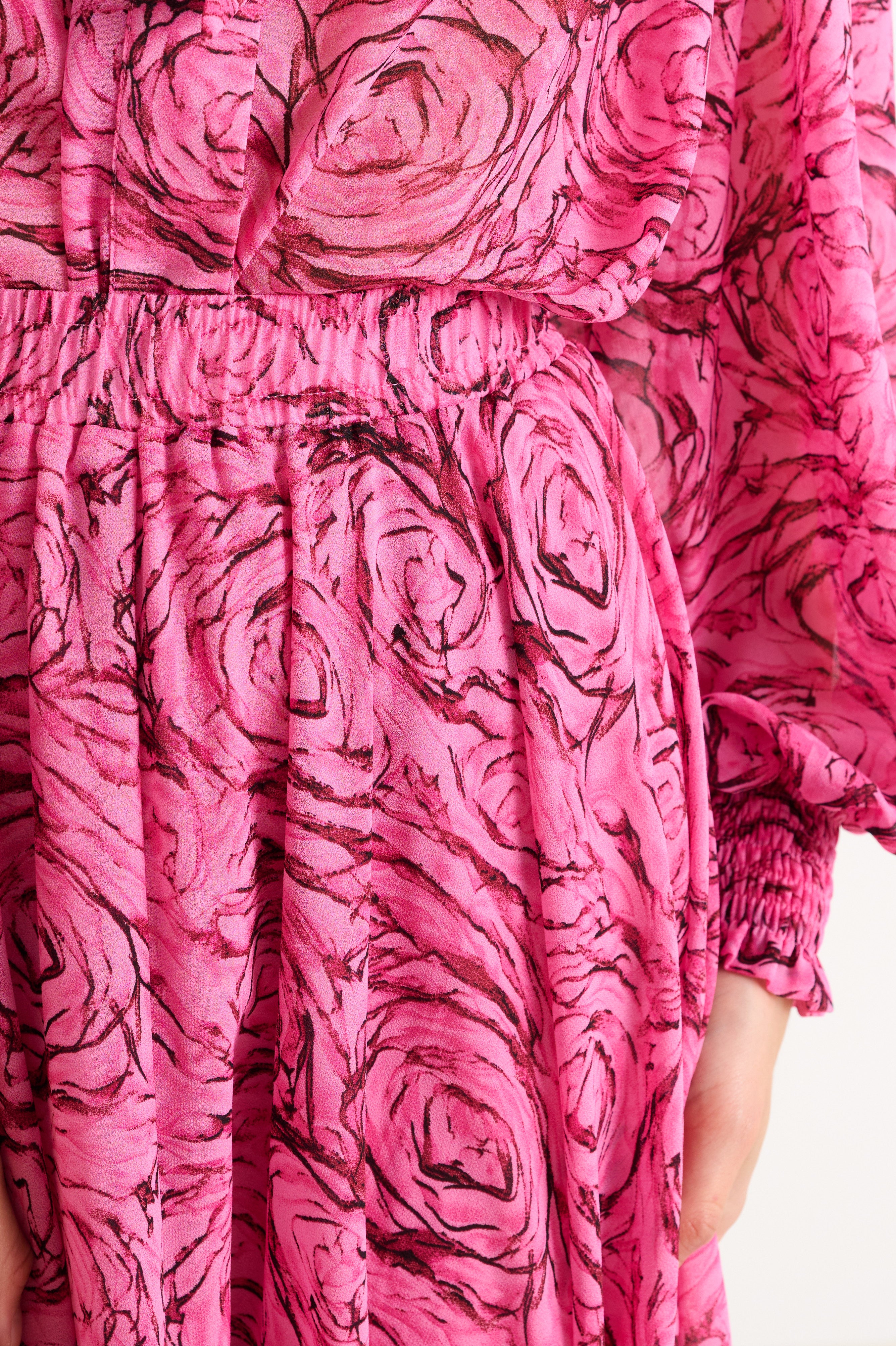 Agatha Rosechild Full Circle Maxi Skirt – Pink - Detail 4