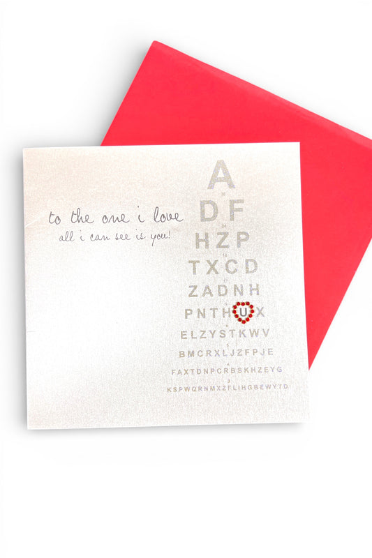 All I Can See Is You Card