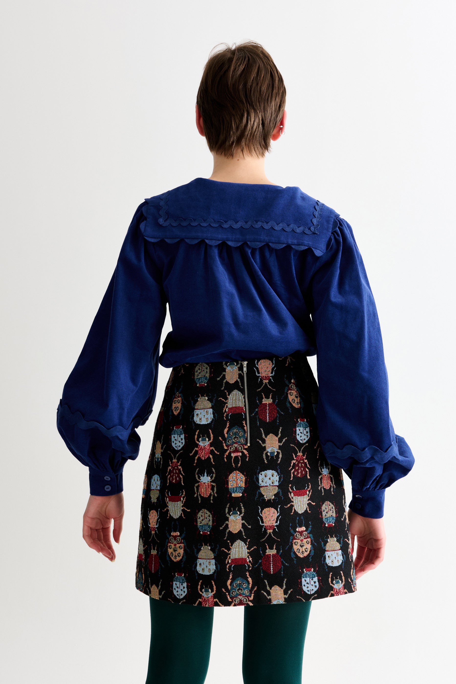 Aubin Beetlejuice Jacquard A-Line Mini Skirt – Multicoloured