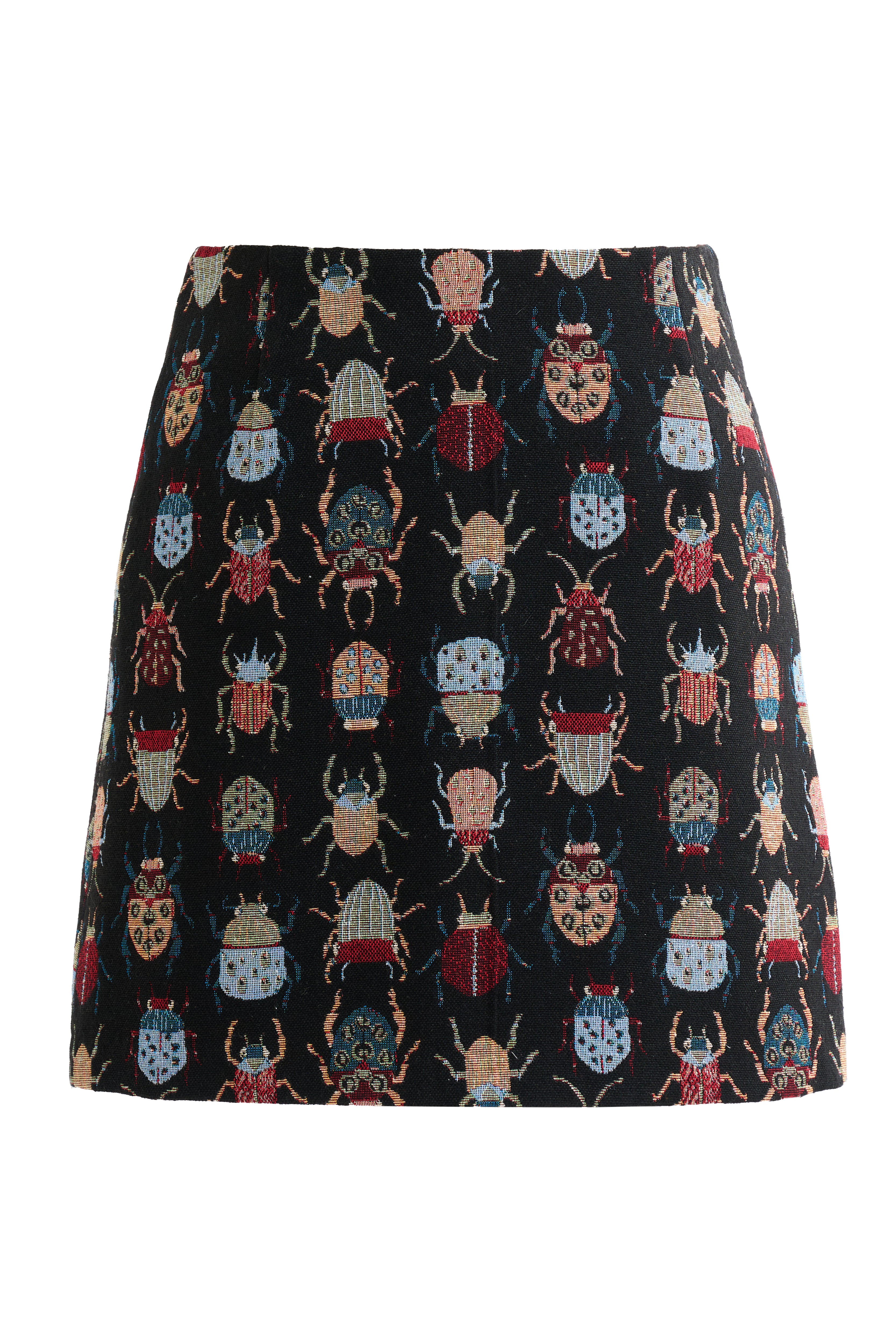 Aubin Beetlejuice Jacquard A-Line Mini Skirt – Multicoloured