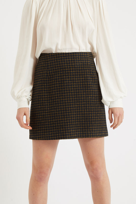 Aubin Warwick Check Mini Skirt