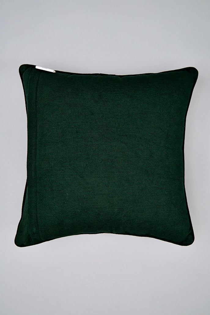 Monstera Embroidered Leaf Cushion - Detail 1