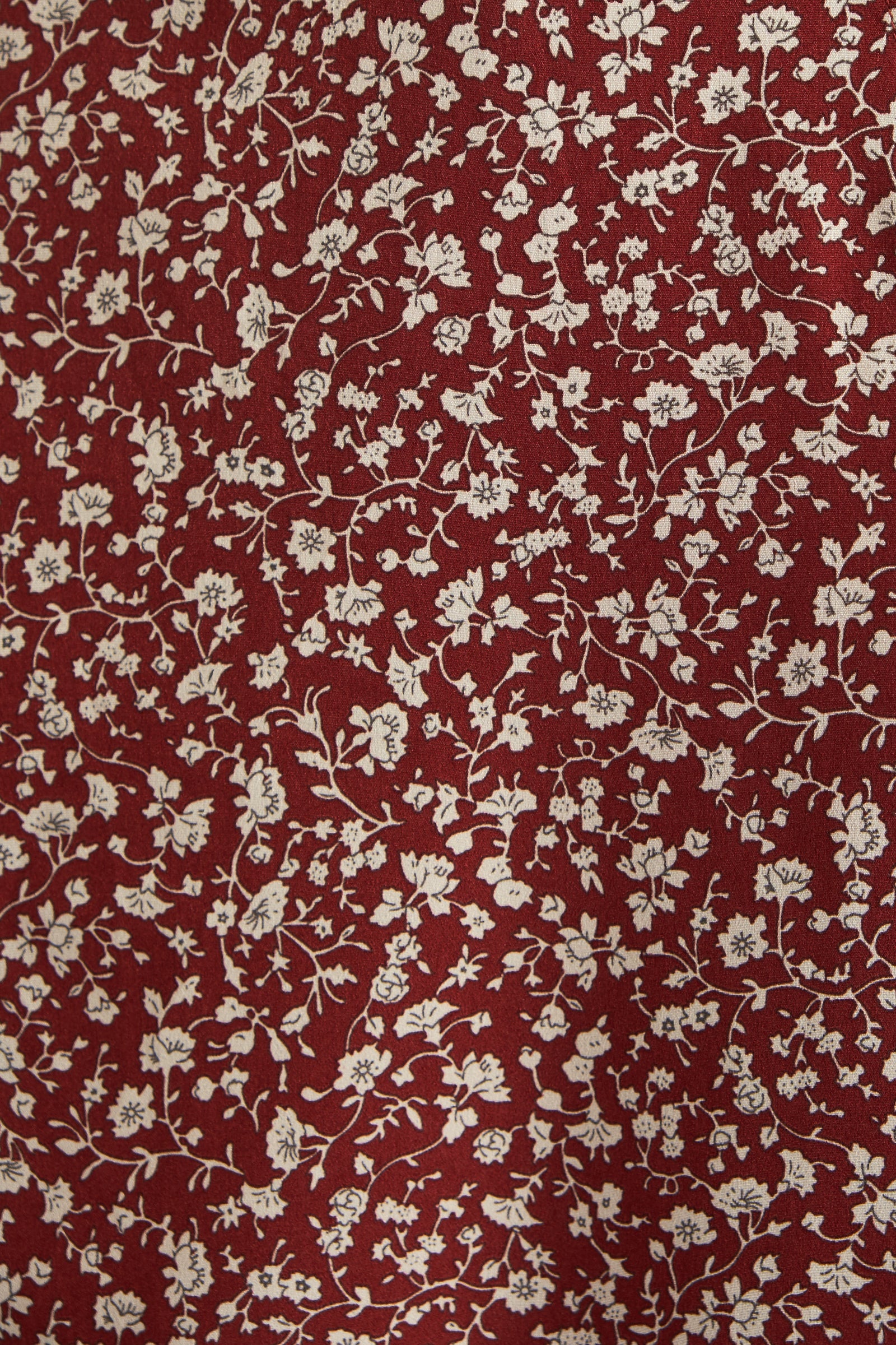 Barney Floral Print Midi Skirt Rust - Styled