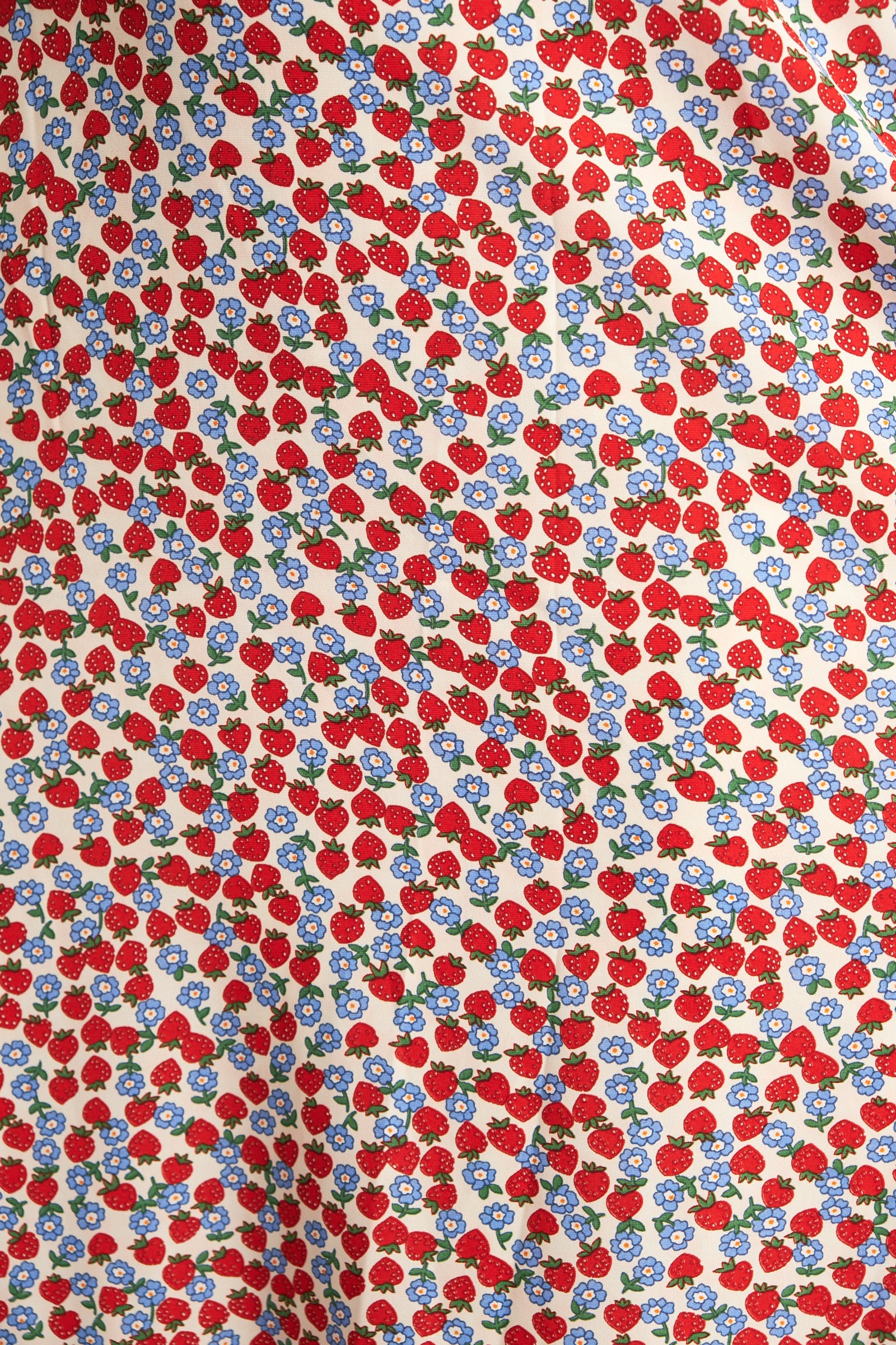 Bathilde Strawberry Fields Print Midi Dress