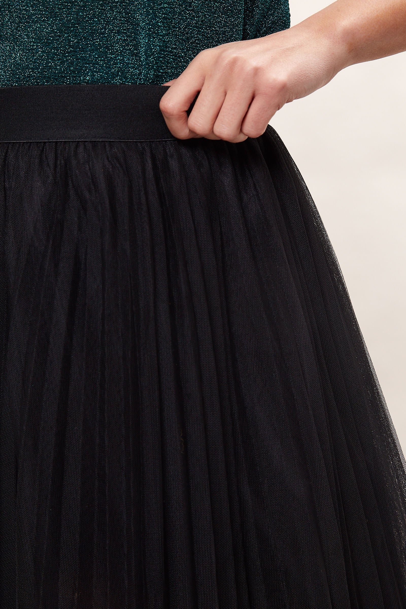 Betula Tulle Midi Black Skirt