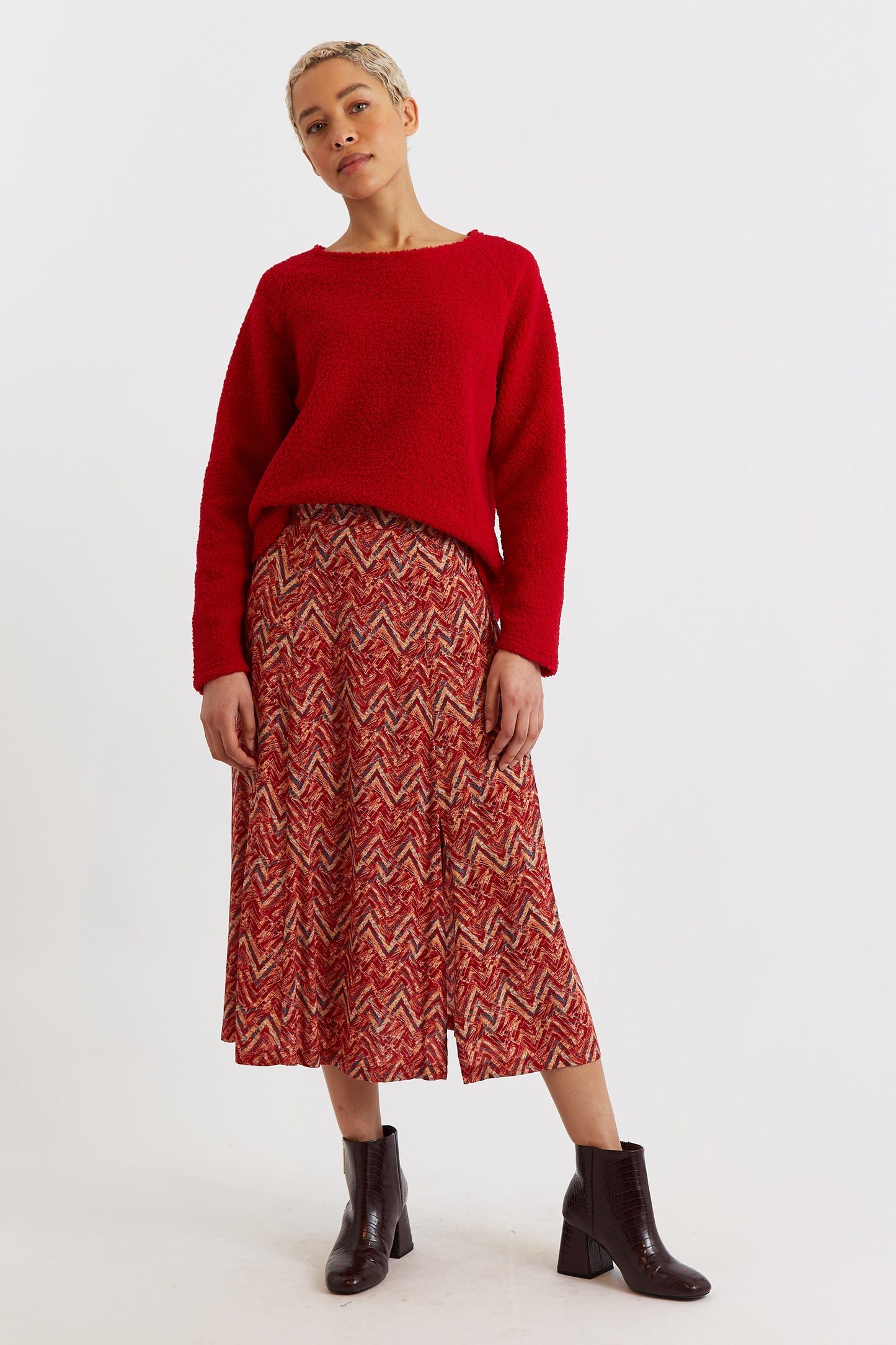 Blanka Borg Sweatshirt - Red